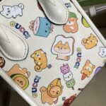 Gucci Unisex Animal Print Mini Tote Bag Beige Ebony GG Supreme Canvas - Bild 7