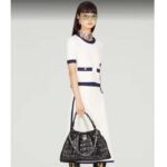 Gucci Unisex GG Deco Medium Tote Bag Black Quilted Leather Interlocking G – Image 12