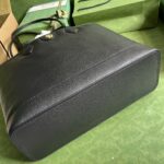 Gucci Unisex GG Ophidia Medium Tote Bag Black Leather Double G - immagine 7