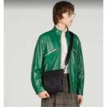 Gucci Unisex Jumbo GG Medium Messenger Bag Black Canvas Zip Closure - immagine 11