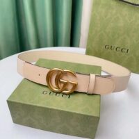 Gucci Unisex Marmont Jumbo GG Belt Beige Light Pink Jumbo GG Canvas (3)