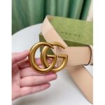 Gucci Unisex Marmont Jumbo GG Belt Beige Light Pink Jumbo GG Canvas - Image 7