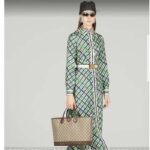 Gucci Unisex Ophidia Medium Tote Bag Beige Ebony GG Supreme Canvas – Image 11