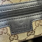 Gucci Unisex GG Backpack Tonal Double G Original GG Canvas Black Leather - Image 10