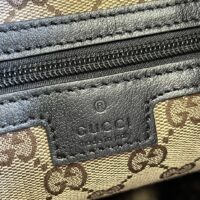 Gucci Women GG Backpack Tonal Double G Original GG Canvas Black Leather (1)