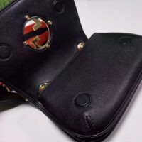 Gucci Women GG Blondie Mini Bag Black Leather Round Interlocking G (3)
