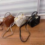 Gucci Women GG Blondie Top Handle Bag Cuir Leather Round Interlocking G - Image 12