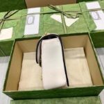 Gucci Women GG Deco Mini Shoulder Bag White Quilted Leather Interlocking G - immagine 6