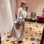 Gucci Women GG Horsebit 1955 Mini Bag Blue Leather Beige Ebony Supreme Canvas - Image 12