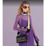 Gucci Women GG Matelassé Small Bag Black Double G – Bild 11