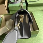 Gucci Women GG Matelassé Small Bag Light Grey Double G – Bild 8