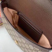 Gucci Women Ophidia Mini GG Shoulder Bag Beige Ebony GG Supreme Canvas (10)