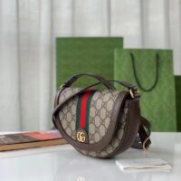 Gucci Women Ophidia Mini GG Shoulder Bag Beige Ebony GG Supreme Canvas (10)