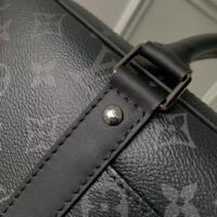 Louis Vuitton LV Men Porte-Documents Voyage PM Monogram Eclipse Coated Canvas (12)