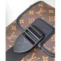 Louis Vuitton LV Unisex Archy Messenger PM Bag Monogram Macassar Coated Canvas (3)