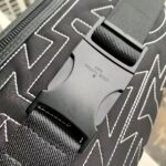 Louis Vuitton LV Unisex Discovery Bumbag Black Nylon Cowhide Leather - Image 8