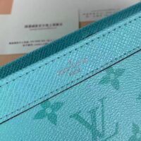 Louis Vuitton LV Unisex Gaston Wearable Wallet Miami Green Coated Canvas Cowhide Leather (8)