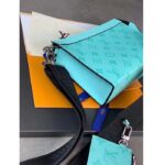Louis Vuitton LV Unisex Gaston Wearable Wallet Miami Green Coated Canvas Cowhide Leather - immagine 6
