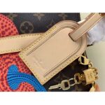 Louis Vuitton LV Unisex LV x YK Keepall 45 Monogram Coated Canvas Colorful Pumpkin Print - Image 8