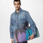 Louis Vuitton LV Unisex LV x YK Keepall 55 Monogram Coated Canvas Colorful Pumpkin Print – Bild 12