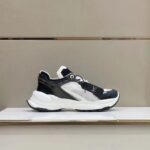 Louis Vuitton LV Unisex Run 55 Sneaker White Mix Materials Lifted Rubber Outsole - Image 2