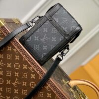 Louis Vuitton LV Unisex Vertical Trunk Wearable Wallet Monogram Eclipse Coated Canvas (1)