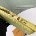 Louis Vuitton LV Unisex Zippy Wallet Yellow Monogram Empreinte Embossed Supple Grained Cowhide – Image 9