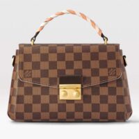 Louis Vuitton LV Women Braided Croisette Brown Damier Ebene Coated Canvas (1)