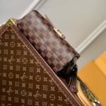 Louis Vuitton LV Women Braided Croisette Brown Damier Ebene Coated Canvas - Image 5