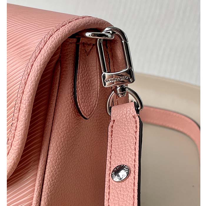 Louis Vuitton LV Women Buci Crossbody Light Pink Epi Grained Smooth Cowhide Leather (7)