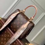 Louis Vuitton LV Women Cluny Mini Handbag Monogram Coated Canvas Cowhide Leather – Image 4