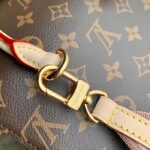 Louis Vuitton LV Women Cluny Mini Handbag Monogram Coated Canvas Cowhide Leather – Image 9