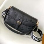 Louis Vuitton LV Women Diane Black Embossed Supple Grained Cowhide Leather - Image 2
