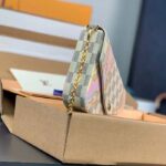 Louis Vuitton LV Women Félicie Pochette Damier Azur Coated Canvas Cotton - Imagen 5