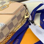 Louis Vuitton LV Women Félicie Pochette Damier Azur Coated Canvas Cotton - Imagen 8