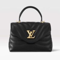 Louis Vuitton LV Women Hold Me Top-Handle Bag Black Smooth Cowhide Leather (1)