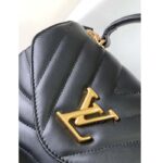 Louis Vuitton LV Women Hold Me Top-Handle Bag Black Smooth Cowhide Leather – Image 8