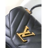 Louis Vuitton LV Women Hold Me Top-Handle Bag Black Smooth Cowhide Leather (1)