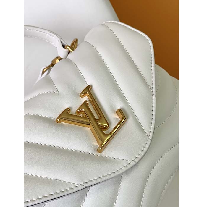 Louis Vuitton LV Women Hold Me Top-Handle Bag White Smooth Cowhide Leather (10)