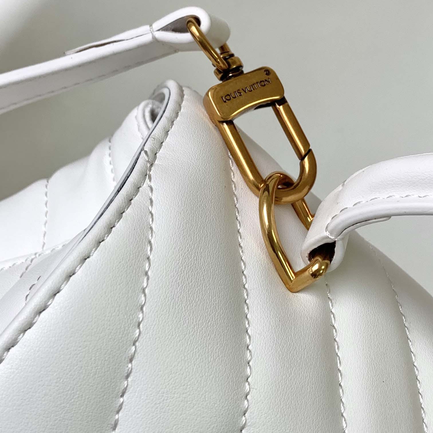 Louis Vuitton LV Women Hold Me Top-Handle Bag White Smooth Cowhide Leather (4)