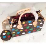 Louis Vuitton LV Women LV x YK OnTheGo PM​ Monogram Coated Canvas 3D Painted Dots Print - Image 6