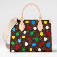 Louis Vuitton LV Women LV x YK OnTheGo PM​ Monogram Coated Canvas 3D Painted Dots Print (3)