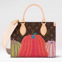 Louis Vuitton LV Women LV x YK OnTheGo PM​ Monogram Coated Canvas Pumpkin Print (10)