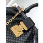 Louis Vuitton LV Women Monogram Clutch Black Calfskin Leather S-Lock - Image 6