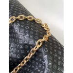 Louis Vuitton LV Women Monogram Clutch Black Calfskin Leather S-Lock - Image 9