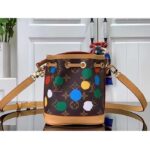 Louis Vuitton LV Women Nano Noé Monogram Coated Canvas 3D Painted Dots Print – Bild 3