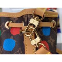 Louis Vuitton LV Women Nano Noé Monogram Coated Canvas 3D Painted Dots Print (5)