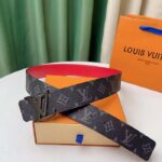 Louis Vuitton Unisex LV Initiales 40MM Reversible Belt Monogram Eclipse Canvas Front - Image 9