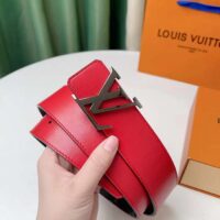 Louis Vuitton Unisex LV Initiales 40MM Reversible Belt Monogram Eclipse Canvas Front (8)