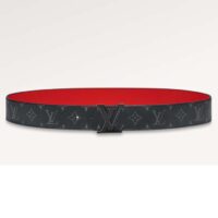 Louis Vuitton Unisex LV Initiales 40MM Reversible Belt Monogram Eclipse Canvas Front (8)